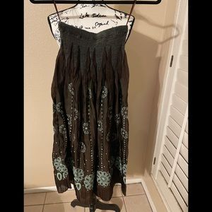 Papillon strapless dress